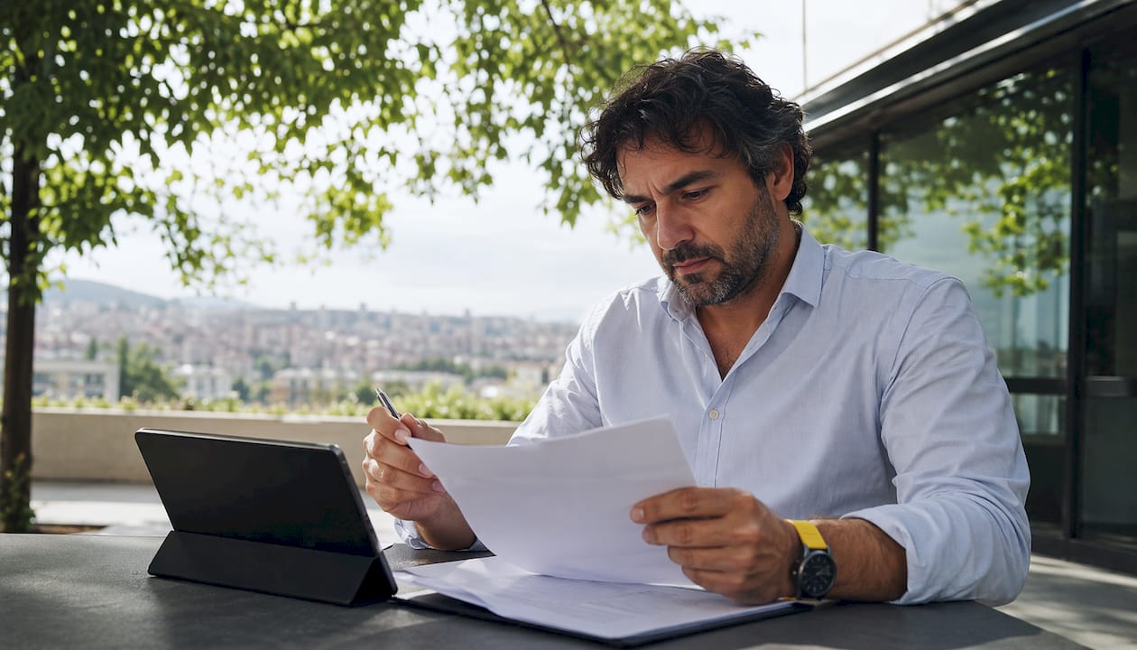 Un esperto controlla la correttezza dei codici fiscali direttamente in ufficio.