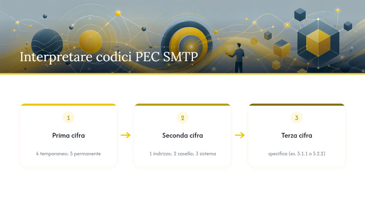 Diagramma di diagnosi a tre livelli dei codici errore PEC