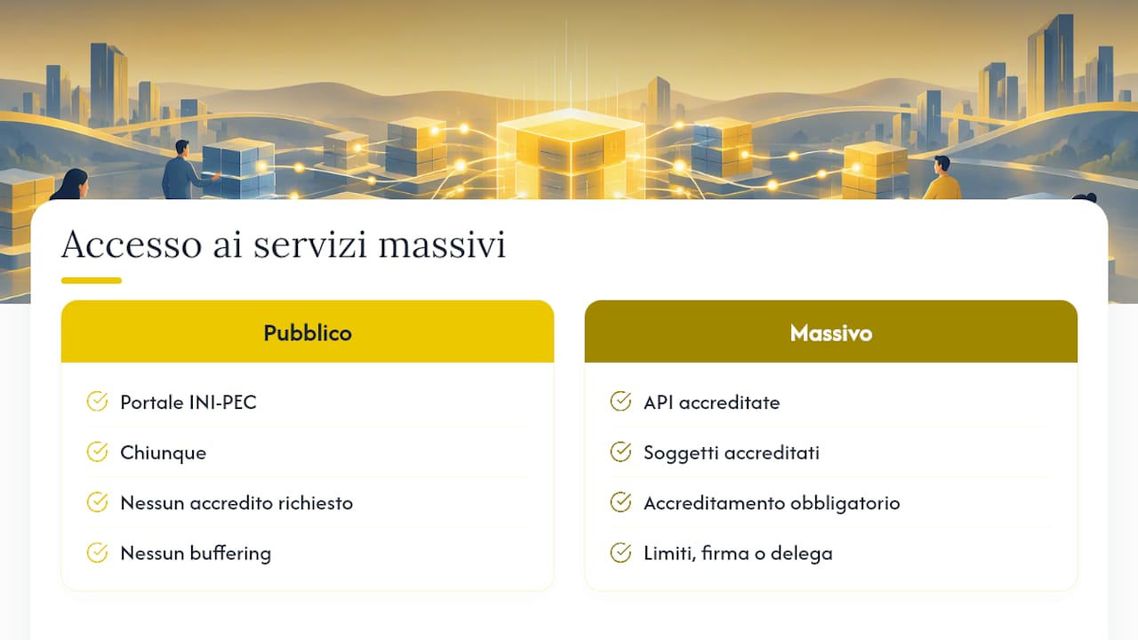 Perché non tutti possono accedere ai servizi massivi pubblici — overview diagram