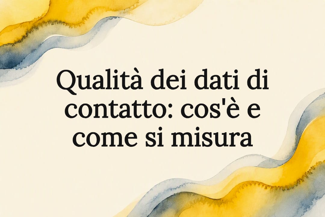 Titolo esplicativo sulla qualità dei dati