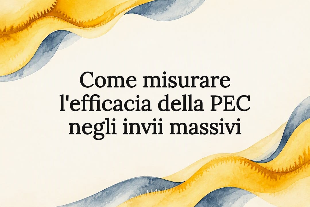 Cornice decorativa per il titolo nella PEC