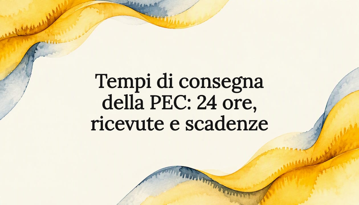 Cornice ad acquerello per il titolo dell’articolo